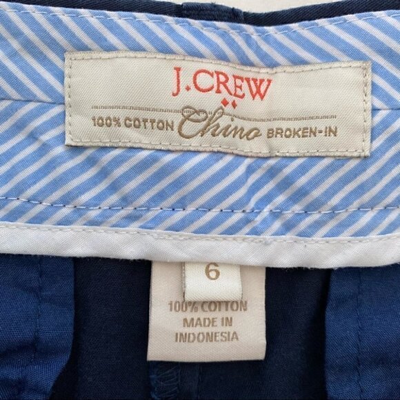 J. Crew chinos navy  shorts in 💯 cotton - Picture 6 of 8